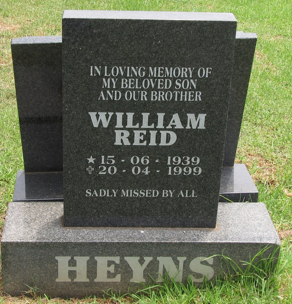 HEYNS William Reid 1939-1999