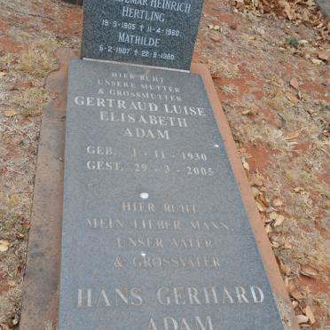 HERTLING Waldemar Heinrich 1905-1960 &amp; Mathilde 1907-1990