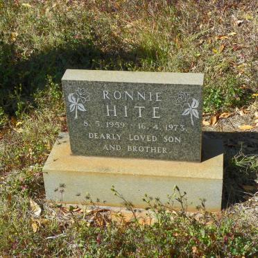 HITE Ronnie 1959-1973