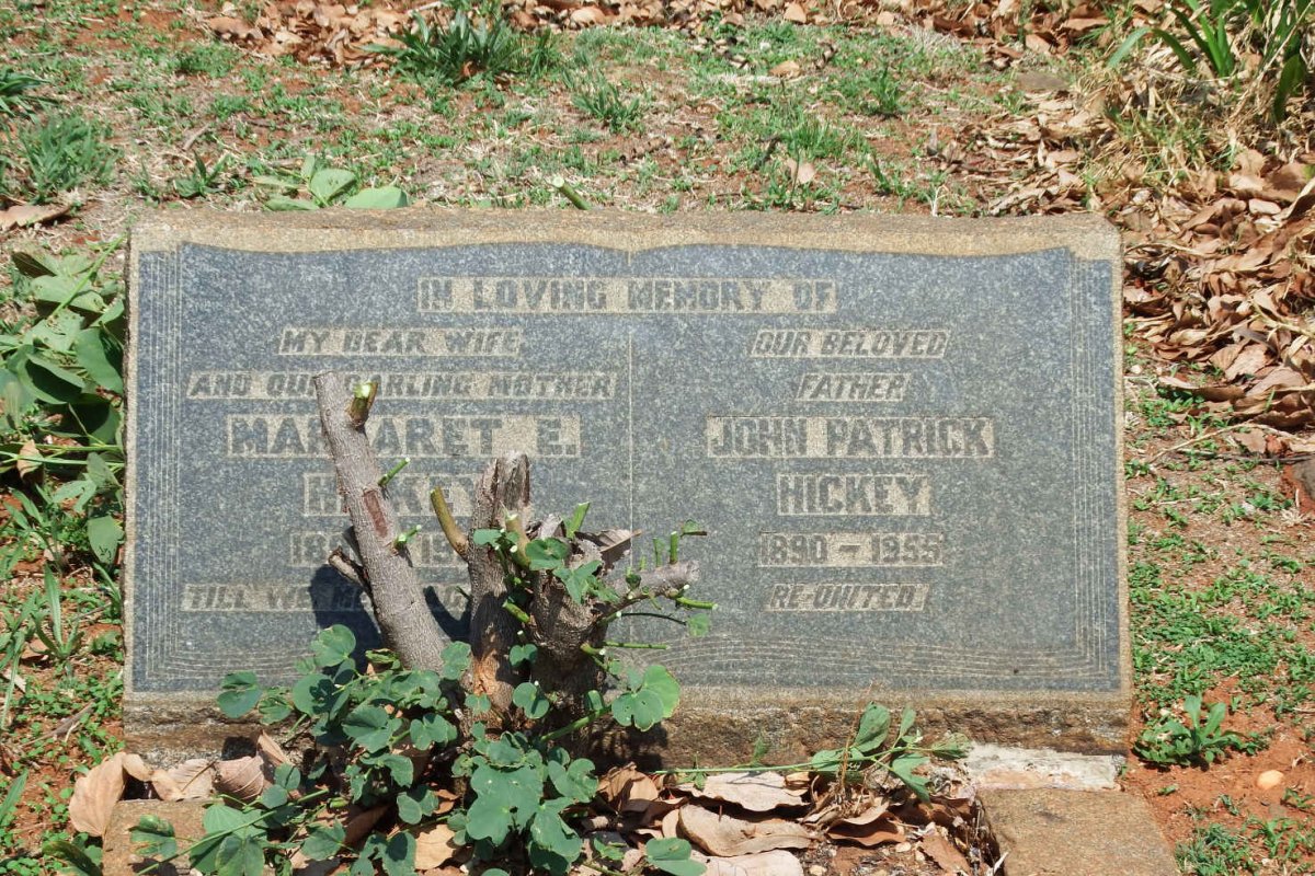 HICKEY John Patrick 1890-1955 &amp; Margaret E. 1890-1954