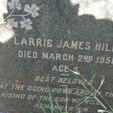 HILL Larrie James -1951