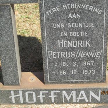 HOFFMAN Hendrik Petrus 1967-1973