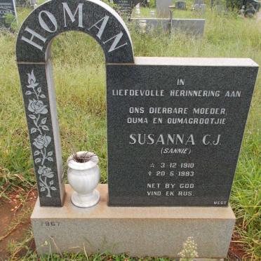 HOMAN Susanna C.J. 1910-1993