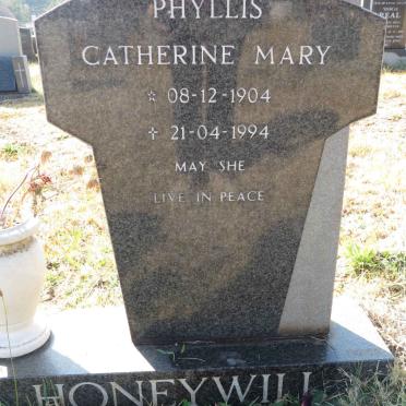 HONEYWILL Phyllis Catherine Mary 1904-1994