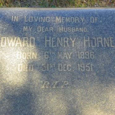 HORNE Edward Henry 1896-1951