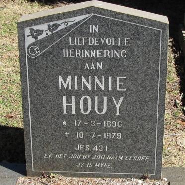 HOUY Minnie 1896-1979