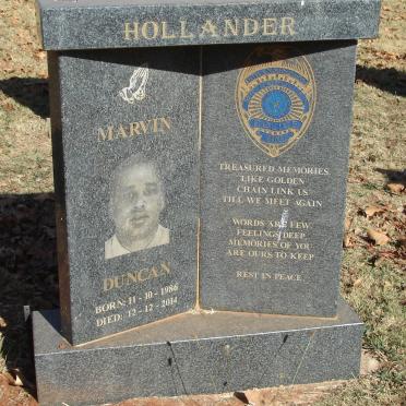 HOLLANDER Marvin Duncan 1986-2014