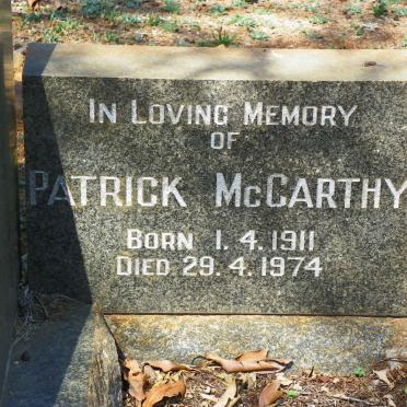 McCARTHY Patrick 1911-1974