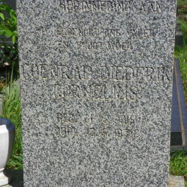 HUMAN Coenrad Diederik Cornelius 1915-1978