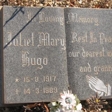 HUGO Adam Johannes 1917-1963 &amp; Juliet Mary 1917-1989