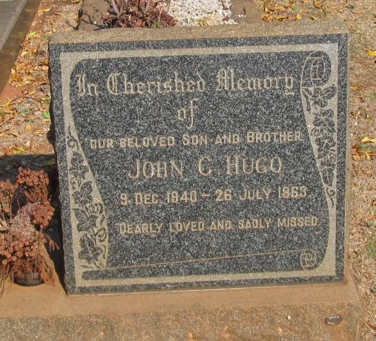 HUGO John C. 1940-1963