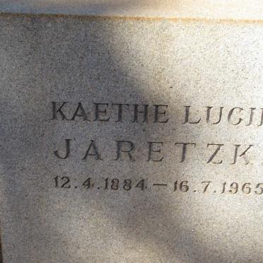 JARETZKI Kaethe Lugie 1884-1965