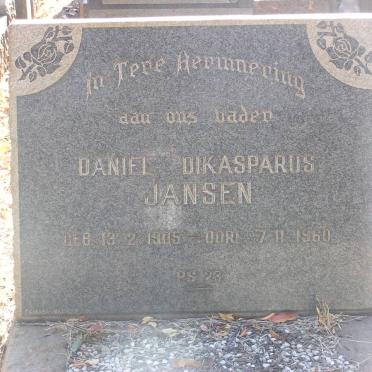 JANSEN Daniel Dikasparus 1905-1960