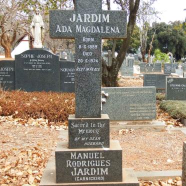JARDIM Manuel Rodrigues -1959 &amp; Ada Magdalena 1899-1974