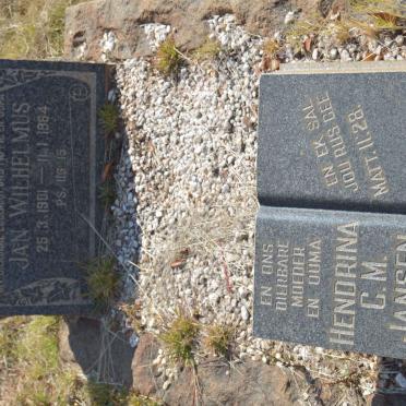 JANSEN Jan Wilhelmus 1901-1964 &amp; Hendrina C.M 1910-1974