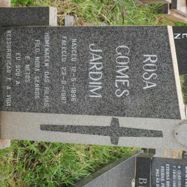 JARDIM Rosa Gomes 1896-1987