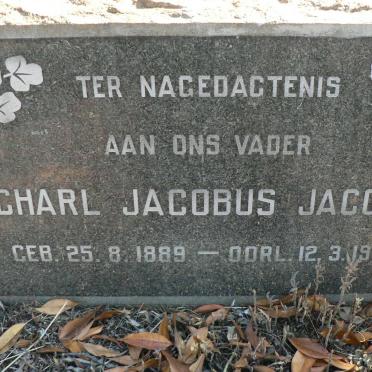 JACOBS Charl Jacobus 1889-1962