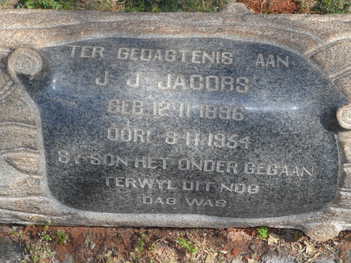 JACOBS J.J. 1896-1954