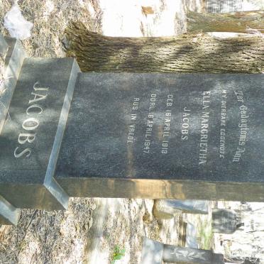 JACOBS Ella Magrietha 1913-1947