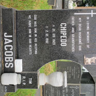 JACOBS Chipedo 1929-1992 &amp; Hazel 1933-2016