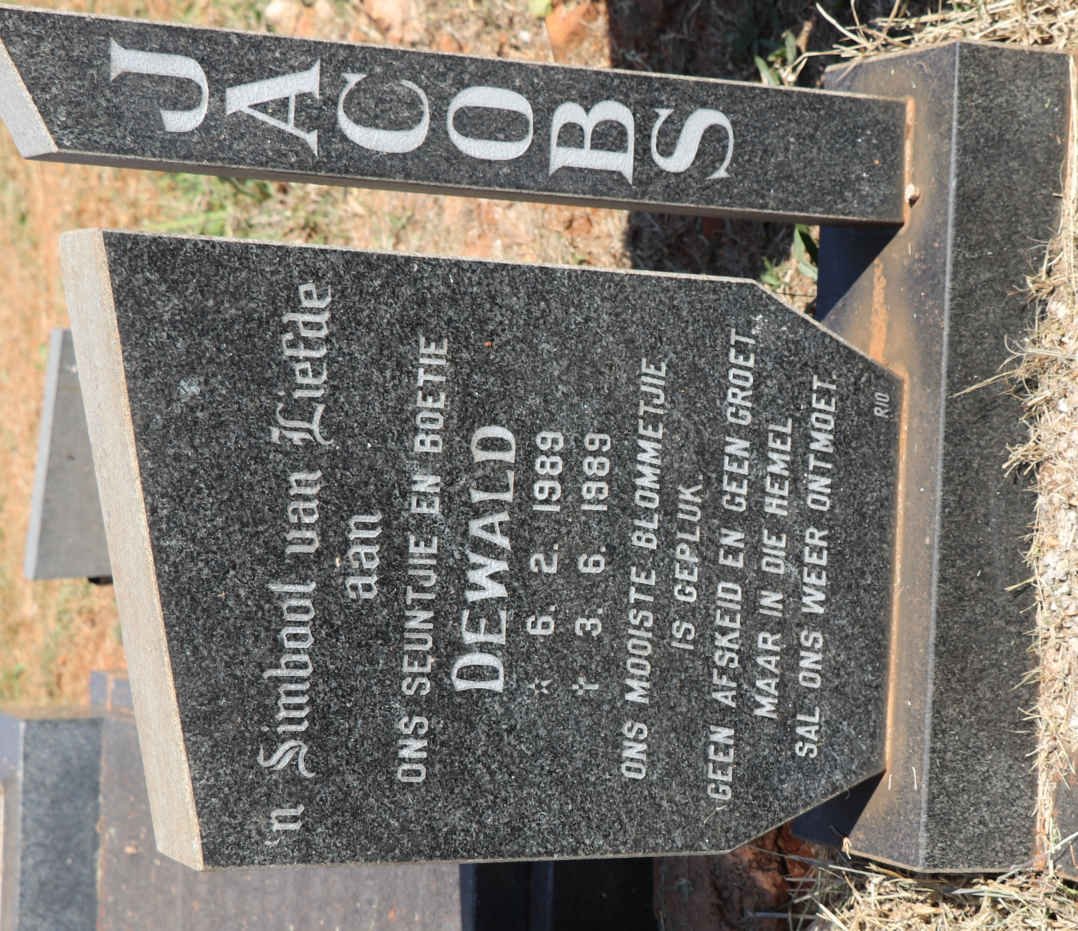 JACOBS Dewald 1989-1989