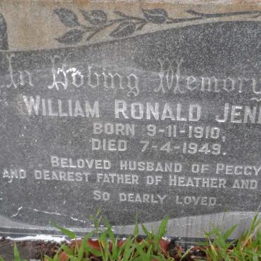 JENKIN William Ronald 1910-1949
