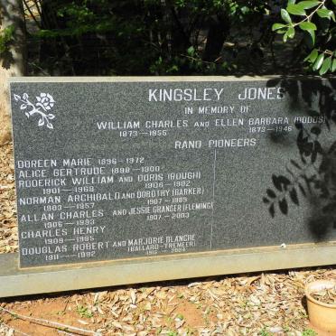 JONES, KINGSLEY :: DODDS