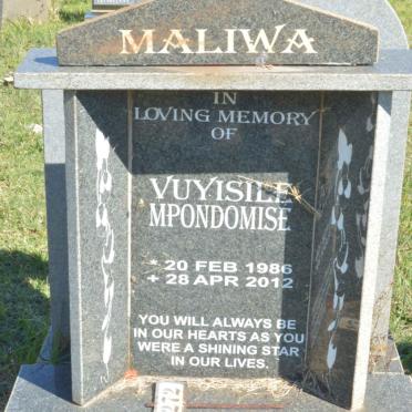 JOLINKOMO Maliwa Vuyisile Mphondomise 1986-2012