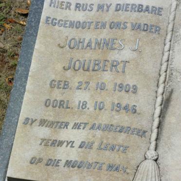 JOUBERT Johannes J. 1909-1946