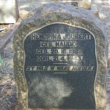 JOUBERT Hendrina nee NAUDE 1886-1943