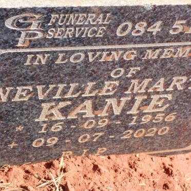 KANIE Neville Martin 1956-2020