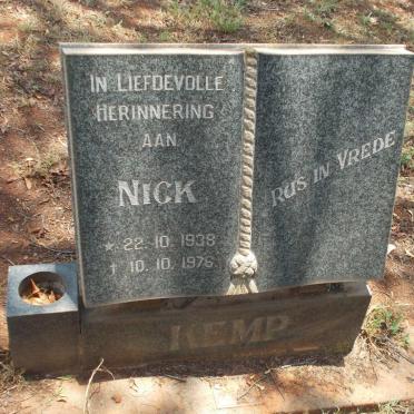 KEMP Nick 1938-1976