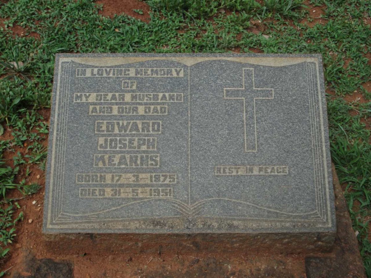 KEARNS Edward Joseph 1875-1951