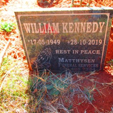 KENNEDY William 1949-2019