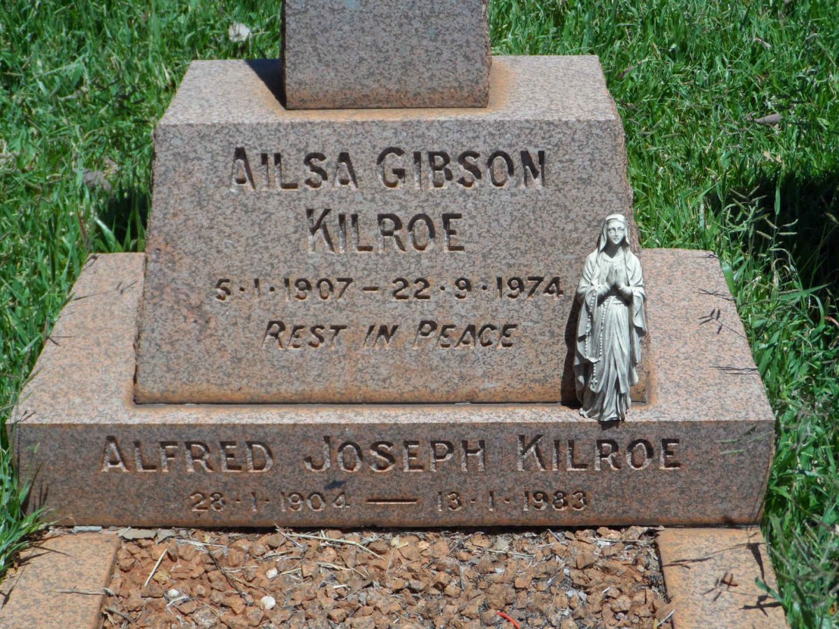 KILROE Alfred Joseph 1904-1983 &amp; Ailsa Gibson 1907-1974