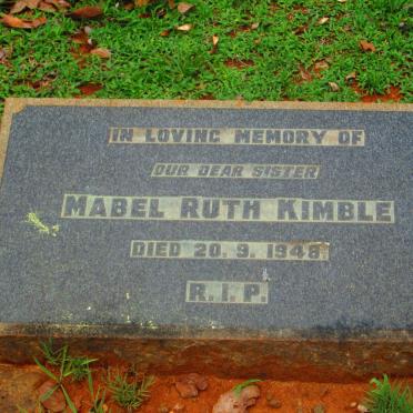 KIMBLE Mabel Ruth -1948