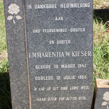 KIESER Emmarentia 1941-1955