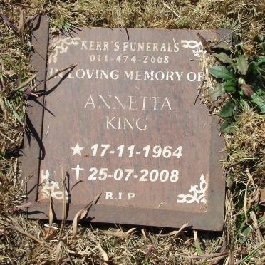 KING Annetta 1964-2008