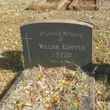 KLOPPER William 1905-1964