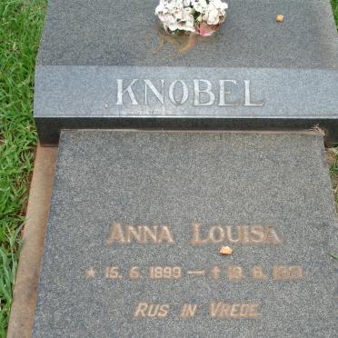 KNOBEL Anna Louisa 1899-1981
