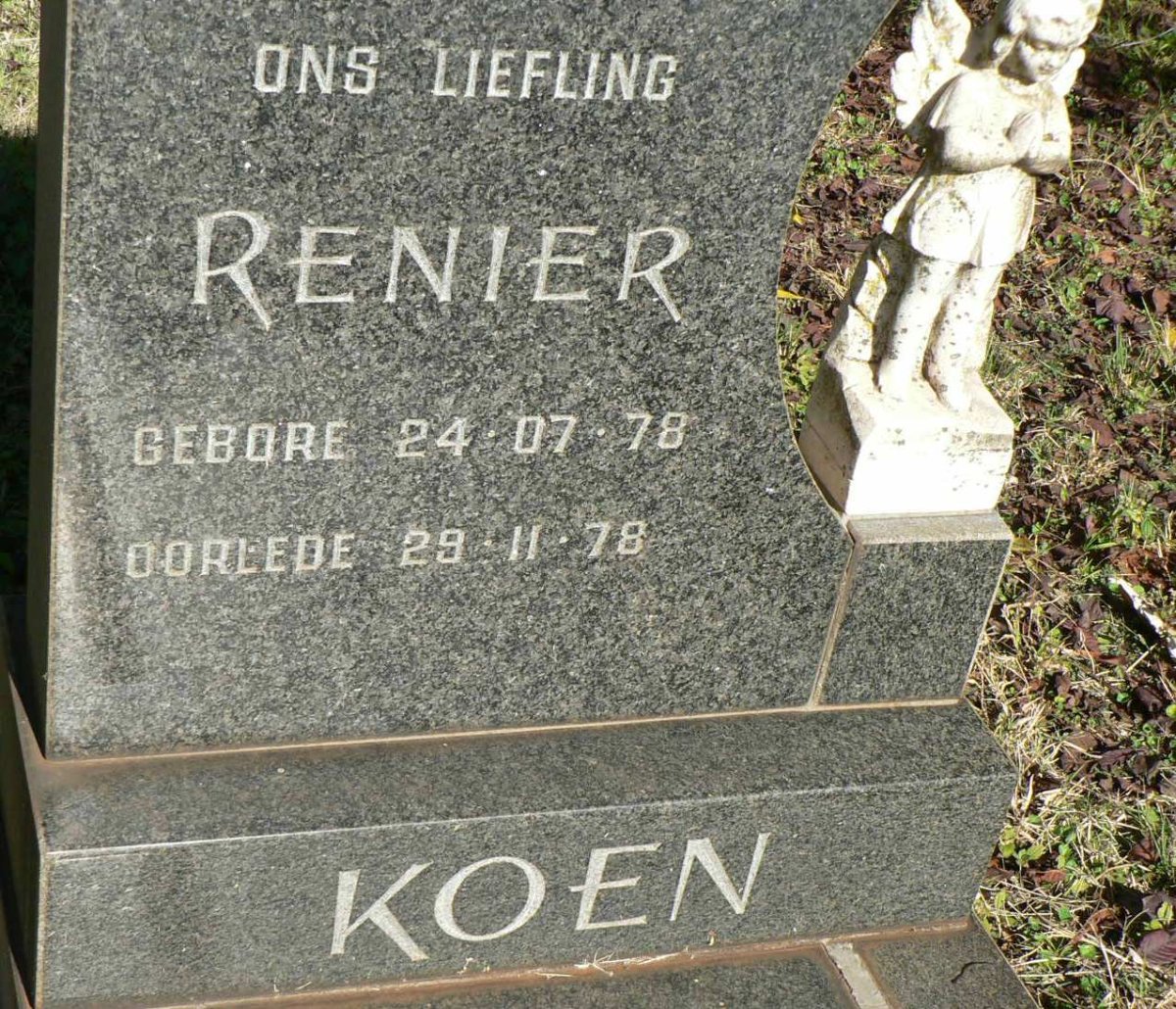 KOEN Renier 1978-1978