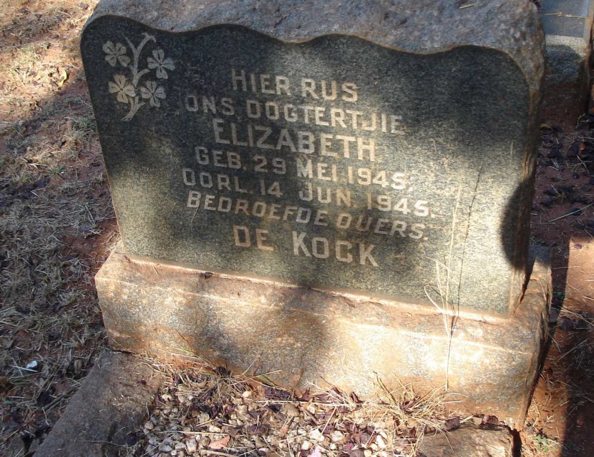 KOCK Elizabeth, de 1945-1945