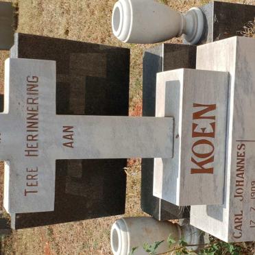 KOEN Carl Johannes 1909-1978