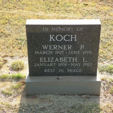 KOCH Werner P. 1907-1979 &amp; Elizabeth L. 1908-1983