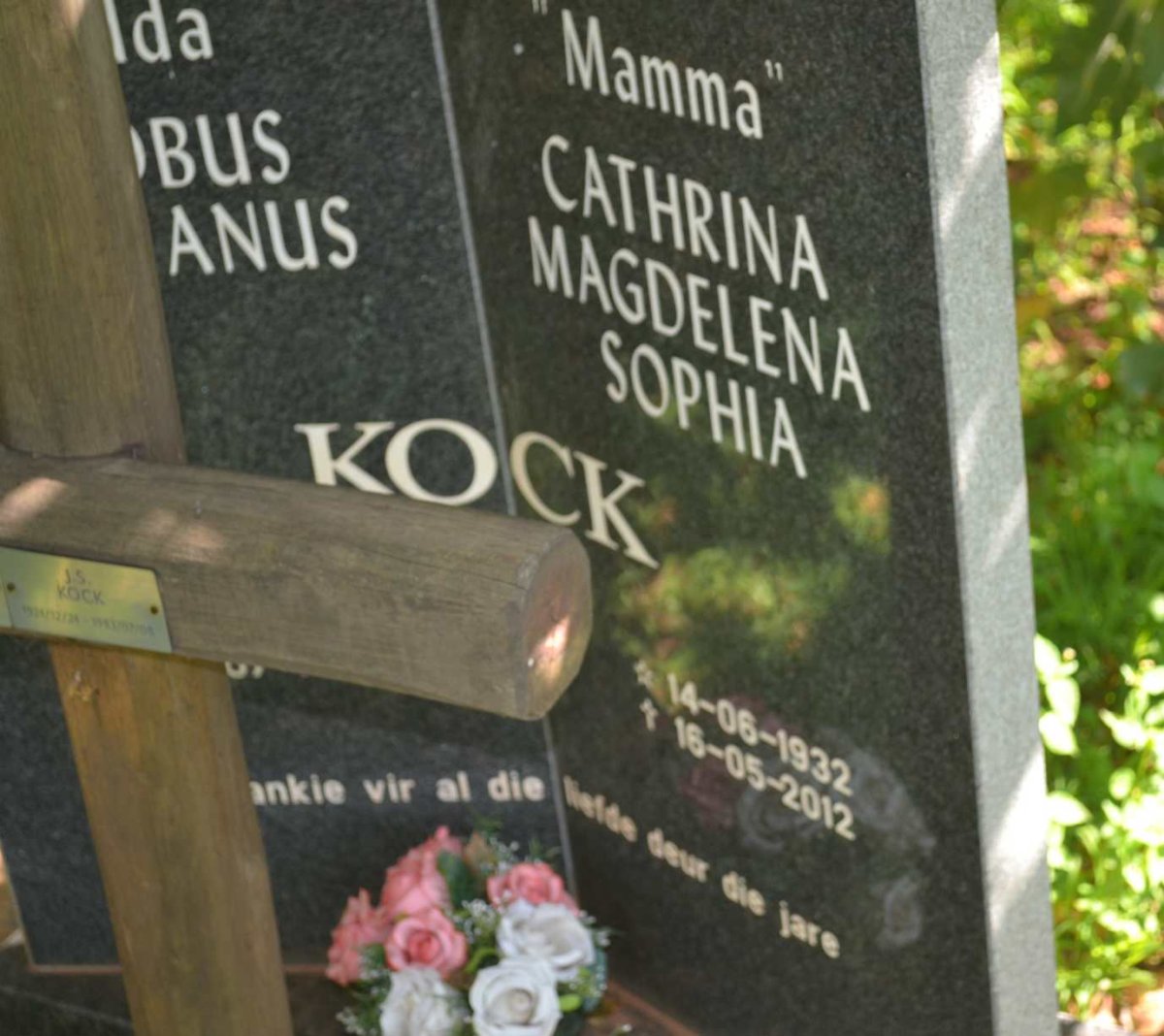 KOCK Jacobus Stephanus 1924-1983 &amp; Cathrina Magdelena Sophia 1932-2012