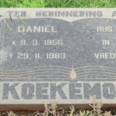 KOEKEMOER Daniel 1956-1983