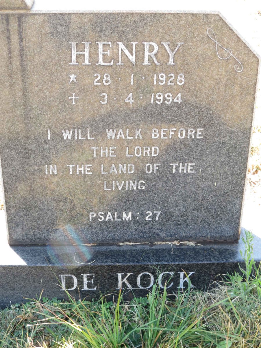 KOCK Henry, de 1928-1994