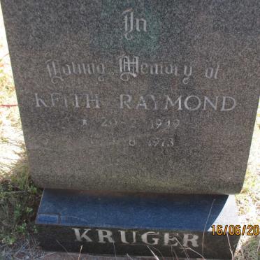 KRUGER Keith Raymond 1949-1973