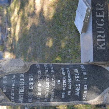 KRUGER James Frean 1913-2000 :: KRUGER James Frederick Wright 1940-1953