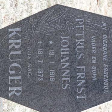 KRUGER Petrus Ernst Johannes 1919-1973